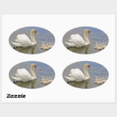 楕円ステッカーカスタマイズ- 楕円形シール (シート)