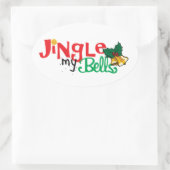 楕円ステッカー、光沢 楕円形シール (バッグ)