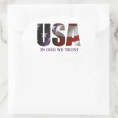 楕円ステッカー、光沢、4.5 x 2.7インチ（4枚） 楕円形シール (バッグ)