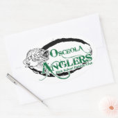 楕円ステッカー、光沢、4.5 x 2.7インチ（4枚） 楕円形シール (封筒)