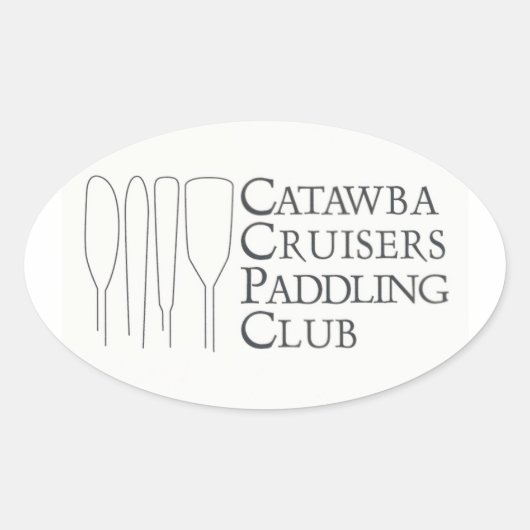 楕円ステッカー 楕円形シール (正面)