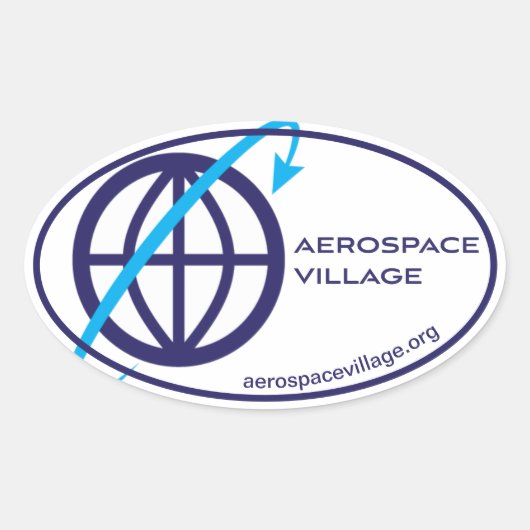 楕円ステッカー 楕円形シール (正面)