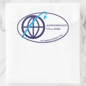 楕円ステッカー 楕円形シール (バッグ)