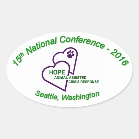 楕円ステッカー 楕円形シール (正面)