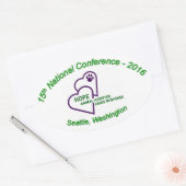 楕円ステッカー 楕円形シール (封筒)