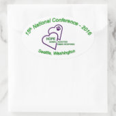 楕円ステッカー 楕円形シール (バッグ)