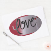 楕円ステッカー 楕円形シール (封筒)