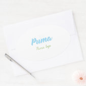 楕円ステッカー 楕円形シール (封筒)