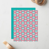 楕円チェーン ノートカード (正面/裏面インサイチュ)