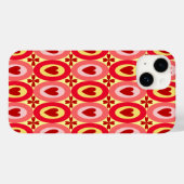 楕円ハートパターン Case-Mate iPhoneケース (裏面 (横))