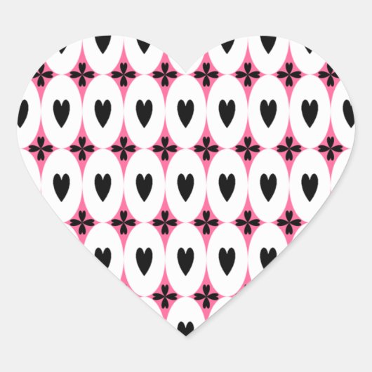 楕円ハート ハートシール (正面)