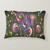 楕円パターン アクセントクッション (裏面)