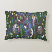 楕円パターン アクセントクッション (裏面)