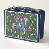 楕円パターン メタルランチボックス (裏面)