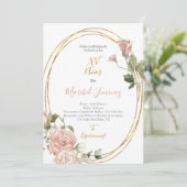 楕円フレームキンセアニェラへの招待スペインの 招待状 (スタンド正面)