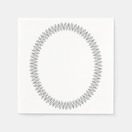 楕円フレームナプキン スタンダードカクテルナプキン