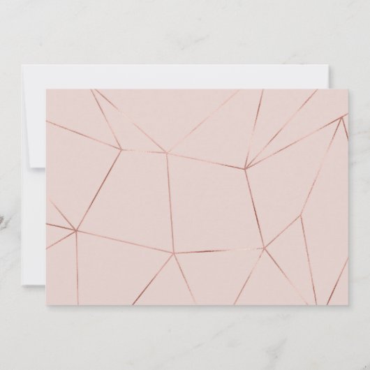 楕円フローラフォトバラ金ゴールドバナー洗礼招待状 招待状 (裏面)