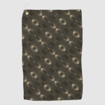 楕円形のシルキー反復'無限シンボル'、セピア