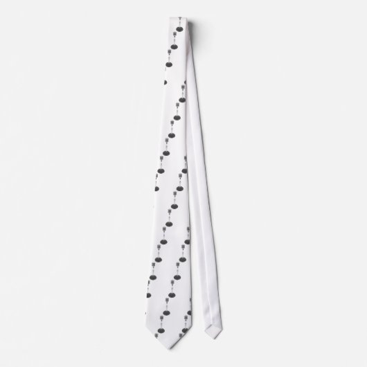 楕円形のマイクロフォン ネクタイ (正面)