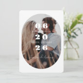 楕円形の華麗なフレーム セーブザデート (スタンド正面)