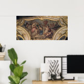 楕円形の装飾パネルサロン ポスター (ホームオフィス)