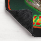 楕円形のWalleye マウスパッド (コーナー)