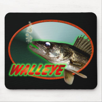 楕円形のWalleye マウスパッド
