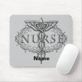 楕円形シルバーカドゥセウスナース マウスパッド (マウス)