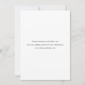 楕円形フレーム セーブザデート (裏面)