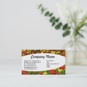 楕円形 – チューリップ海III 名刺 (スタンド正面)