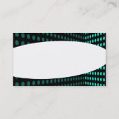 楕円形 – トーンコーナー – アクア 名刺 (裏面)