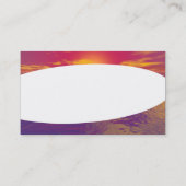 楕円形 – トーンコーナー – サンライズサンセット 名刺 (裏面)