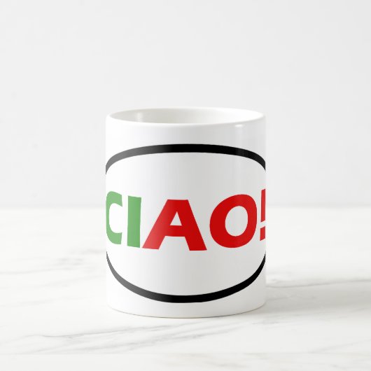 楕円形Ciao! マグ (中央)
