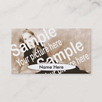 楕円形Comp単にカード 名刺