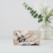 楕円形Comp単にカード 名刺 (スタンド正面)