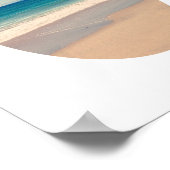 楕円縁ど縦写真付き8"x 10" ポスター (角)