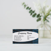 楕円 – トーンコーナー – 青 名刺 (スタンド正面)