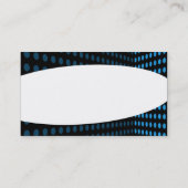 楕円 – トーンコーナー – 青 名刺 (裏面)