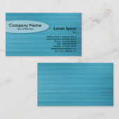 楕円 – ブラシ付きライトブルー 名刺 (正面/裏面)