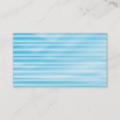 楕円 – 波型ブルー 名刺 (裏面)