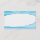 楕円 – 波形ブルー 名刺 (裏面)