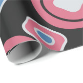 楕円gの抽象芸術を持つシームレスなパターン ラッピングペーパー (ロールコーナー)