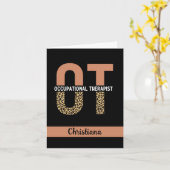 業カスタムセラピストの謝礼ギフト カード (黄色い花)