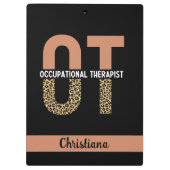業カスタムセラピストの謝礼ギフト クリップボード (裏面)