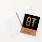 業カスタムセラピストの謝礼ギフト ノートブック (内部)