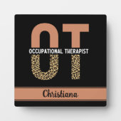 業カスタムセラピストの謝礼ギフト フォトプラーク (正面)