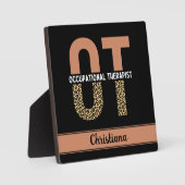 業カスタムセラピストの謝礼ギフト フォトプラーク (正面)