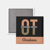 業カスタムセラピストの謝礼ギフト マグネット (正面/裏面)