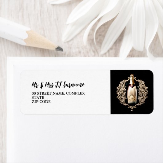 業務エレガントイベント | spakaking wine label ラベル (インサイチュ)