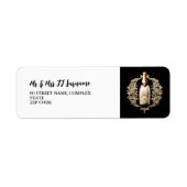 業務エレガントイベント | spakaking wine label ラベル (正面)